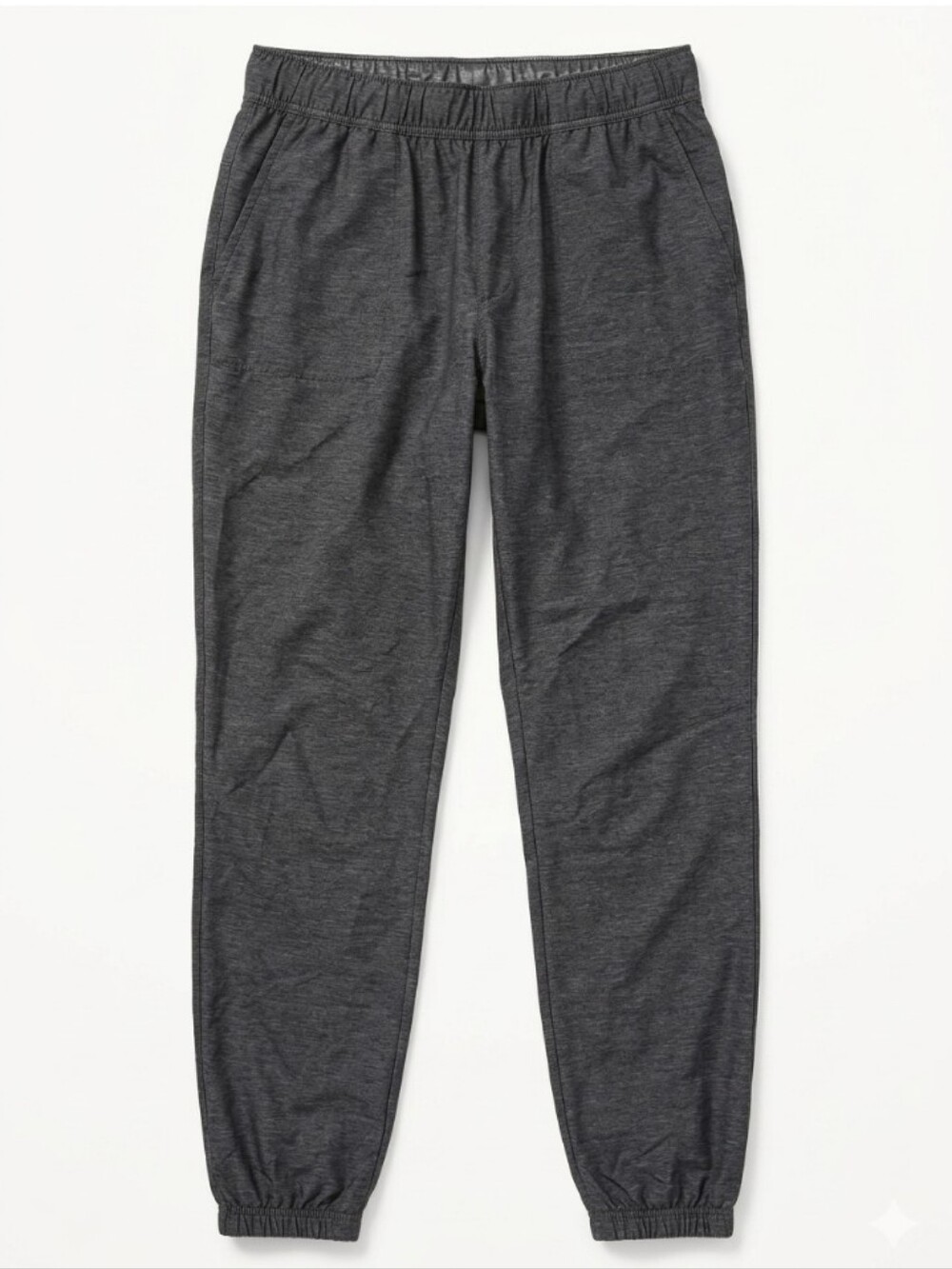oiselle Charcoal Gray Joggers Elastic Waist And Ankle